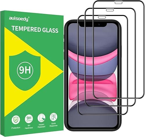 3 sztuki pancerna ochrona szkło hartowane szkło hartowane szkło hartowane do iPhone 11, iPhone XR, folia ochronna na ekran Full Screen folia ochronna na wyświetlacz folia ochronna na wyświetlacz folia