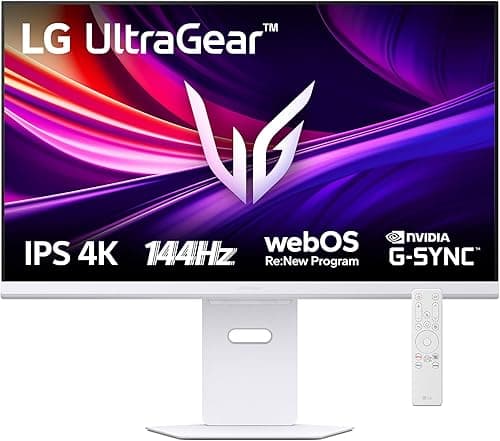 LG Ultragear™ 32G810SA-W 32" Gaming PC Display - Panel IPS o rozdzielczości UHD (3840x2160), 1ms 144Hz, DisplayHDR™ 400, DCI-P3 95% (CIE1976), FreeSync Premium, G-Sync kompatybilny
