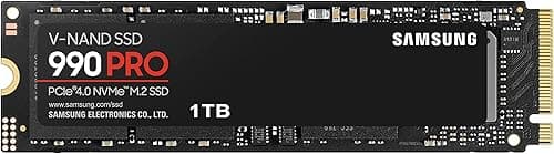 Samsung 990 Pro MZ-V9P1T0BW Dysk Ssd, Czarny, 1 TB