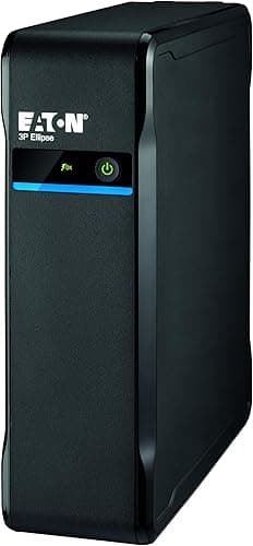 Eaton UPS 3P Ellipse (3P700F) – Off-Line UPS - zasilacz bezprzerwowy - 700 VA/420 W - 4 gniazda FR (3 baterie + przepięcie i tylko 1 przepięcie) - cichy - czarny
