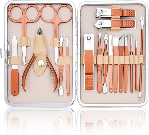 Zestaw do manicure - zestaw do paznokci dla mężczyzn - zestaw obcinaczy do paznokci ze stali nierdzewnej - profesjonalny zestaw do pedicure pielęgnacja stóp - akcesoria do pielęgnacji paznokci stóp i