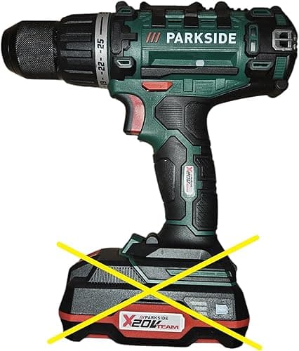 Parkside wiertarko-wkrętarka akumulatorowa PABS 20- Li X20V w walizce transportowej (bez akumulatora i ładowarki)