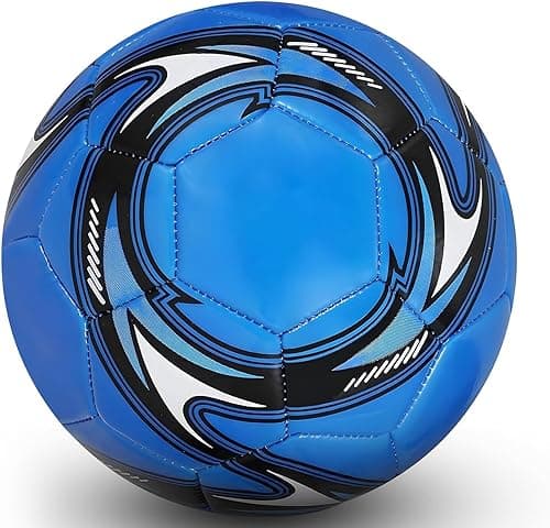 Piłka nożna, rozmiar 5, piłka nożna 21 cm, rozmiar 5, profesjonalny trening, unisex, dla profesjonalistów i początkujących, do sportów wewnątrz i na zewnątrz, z igłą do nadmuchiwania i torbą do