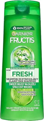 Garnier Fructis Fresh szampon do włosów normalnych i przetłuszczających się, wzmacnia, oczyszcza i odżywia, 400 ml