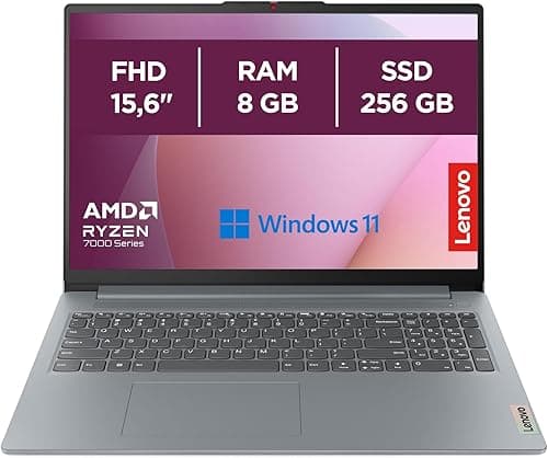 Lenovo IdeaPad Slim 3 Notebook 15,6" FHD (1920 x 1080), AMD Ryzen 3 7320U, pamięć RAM 8 GB, 256 GB SSD M.2, zintegrowana karta graficzna AMD Radeon...