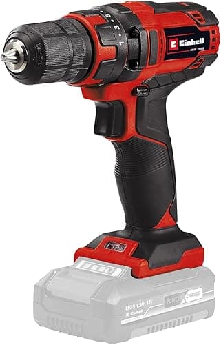 Einhell Wkrętarka akumulatorowa TC-CD 18/35 Li-Solo Power X-Change (Li-ion, 18 V, 550 obr./min-1, 35 Nm, uchwyt wiertarski 10 mm, w tym, bez akumulatora i ładowarki)