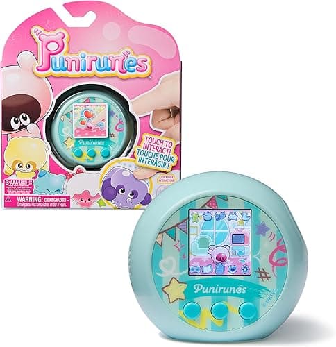 PUNIRUNES - Interaktywne zwierzęta - Dotykowa gra dla dzieci z cyfrowymi zwierzętami - 55 interaktywnych zwierząt do kolekcjonowania - Gra dla dzieci w obudowie do reakcji dźwiękowej - Zabawka dla