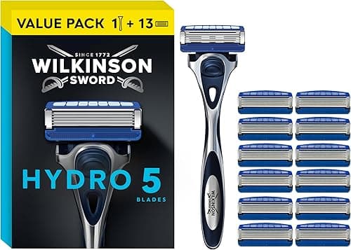Wilkinson Sword Sword Hydro 5 Skin Protection Maszynka do Golenia, 1 + 13