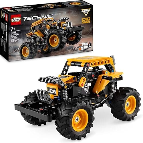 LEGO Technic Monster Jam DIGatron, Konstrukcyjna Zabawka dla Dziecka do Zbudowania i Odgrywania Ról, Model Pojazdu Monster Truck, Kreatywny Prezent dla 7-latka, dla Chłopca i Dziewczynki, 42199
