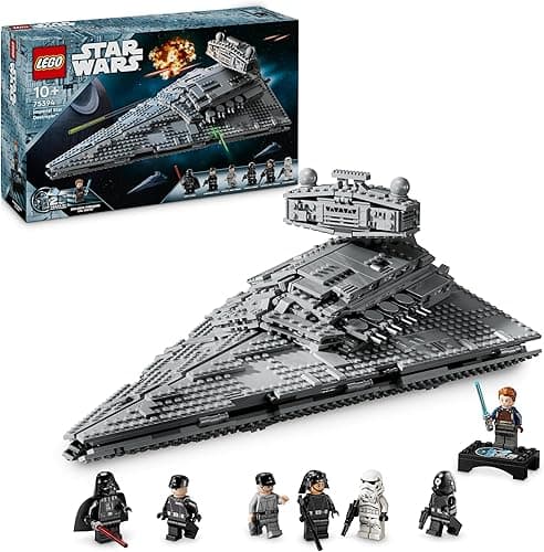 LEGO Star Wars Gwiezdny Niszczyciel Imperium, Zabawka dla Dziecka do Zbudowania, Zestaw Konstrukcyjny Gwiezdne Wojny: Nowa Nadzieja, Pomysł na Prezent dla 10-latka, dla Chłopców i Dziewczynek, 75394