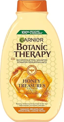Garnier Botanic Therapy Miód & Propolis szampon do włosów bardzo zniszczonych z rozdwajającymi się końcówkami, intensywnie regeneruje i odżywia, 400 ml