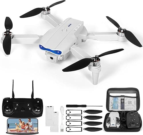 Drone z kamerą 4K EIS, 62 minuty lotu, poniżej 249 g, transmisja FPV 4KM, maks. 16 m/s, Follow-Me/Return, Quadrocopter RC dla początkujących i dorosłych