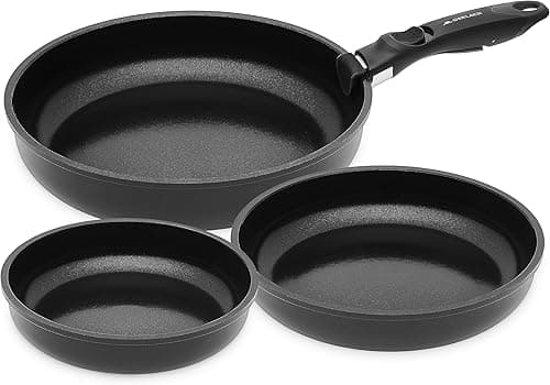 Gerlach Smart Patelnia, Aluminium, Czarny, 20/24/28 cm