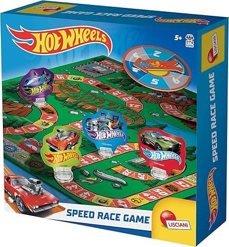Liscianigiochi Hot Wheels Gra Planszowa, Wielokolorowy, od 5 lat