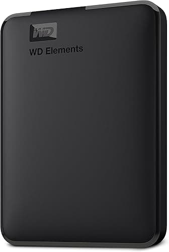 WD 4 TB Elements Portable External Hard Drive - USB 3.0, Black