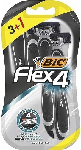 Bic Flex 4 Maszynka do Golenia, 4 sztuki