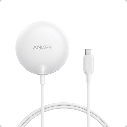 Magnetyczna podkładka ładująca Anker Zolo, certyfikowana Qi2, 15 W, kompatybilna z MagSafe, do iPhone'ów serii 17/16/15/14/13, AirPods itp. (nie do urządzeń Pixel, bez zasilacza)