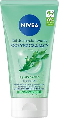 NIVEA Oczyszczający żel do mycia twarzy z Algami oceanicznymi i Cynkiem - cera mieszana i tłusta 150 ml