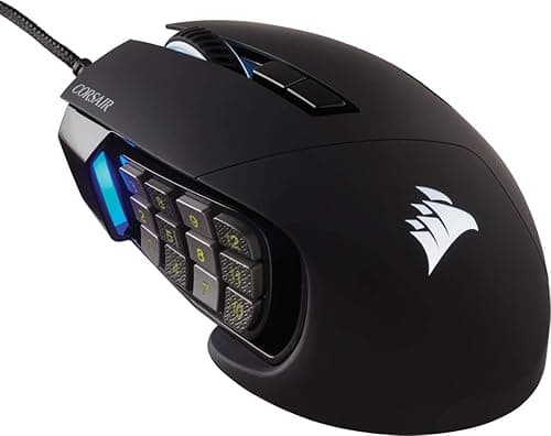 CORSAIR SCIMITAR RGB ELITE Mysz gamingowa - 18 000 DPI - czarna (CH-9304211-EU)
