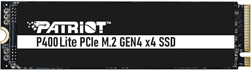 Patriot P400 Lite M.2 PCIe Gen 4 x4 1000 GB SSD o niskim zużyciu energii