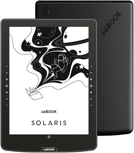inkBOOK Solaris Black | 6” czytnik ebooków | podświetlany ekran | aplikacje Kindle, Legimi, Empik Go Wattpad | audiobooki i TTS | bez reklam | polskie menu |