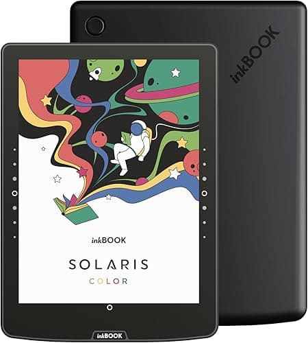 inkBOOK Solaris Color Black | 6” czytnik ebooków | podświetlany ekran | aplikacje Kindle, Legimi, Empik Go Wattpad | audiobooki i TTS | bez reklam | polskie menu |