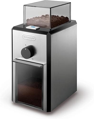 De’Longhi Młynek do Kawy, Srebrny, 16.51 x 12.7 x 27.94 cm; 1.59 kg