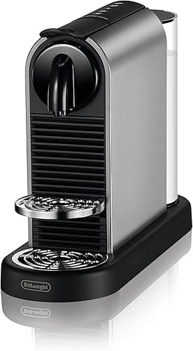 De'Longhi Nespresso CitiZ Platinum EN220.T, ekspres do kawy na kapsułki, ekspres do kawy na kapsułki pojedyncze, 4 rozmiary kubków, 19 barów ciśnieniowych, 1260 W, Titan