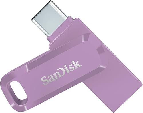 SanDisk 256 GB Ultra Dual Drive Go USB C Flash Drive, pamięć USB C do smartfonów z systemem Android, tabletów, komputerów Mac, pamięć USB do 400 MB/s, odwracalne złącza USB typu C i USB typu A,