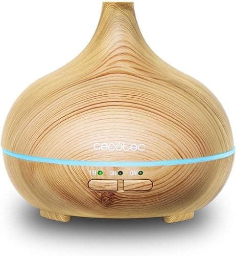 Cecotec Pure Aroma Ultradźwiękowy Nawilżacz Powietrza, Brązowy, 150 ml