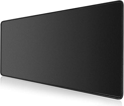 KTRIO 800x400x3mm Duża podkładka pod mysz do gier z przeszytymi krawędziami, XL podkładka pod mysz z antypoślizgowym spodem, rozszerzona duża podkładka pod klawiaturę na biurko z powierzchnią odporną
