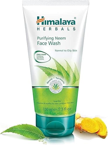 HIMALAYA HERBALS Purifying Neem Face Wash Gel, Natural Moisturising Facial Cleanser | Deeply Cleans Pores and Acne | Oil Control Herbal Facial Wash 150 ml