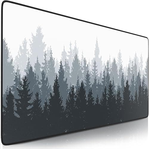 Sidorenko Gamingowa podkładka pod mysz XXL, duża podkładka pod mysz, 900 x 400 mm, antypoślizgowa podkładka na biurko do biura, z krawędziami bez frędzli, precyzyjna i trwała