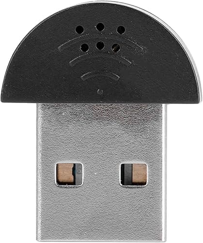 Mini mikrofon USB - wielokierunkowy mikrofon z redukcją szumów 360° dla komputerów Mac Skype/Chat/Nagrywanie mikrofonu o wysokiej wydajności (czarny)