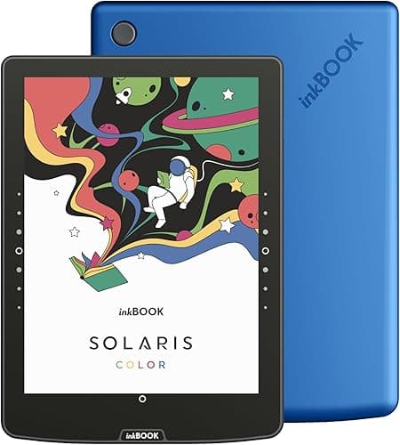 inkBOOK Solaris Color Blue | 6” czytnik ebooków | podświetlany ekran | aplikacje Kindle, Legimi, Empik Go Wattpad | audiobooki i TTS | bez reklam | polskie menu |