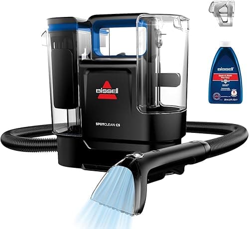 BISSELL SpotClean C5, Odkurzacz Piorący do Tapicerki, Odkurzacz do Dywanów z Systemem Triple Action, Lekka Odkurzacz do Prania Dywanów, Tapicerki, Samochodów, Kanapy i Innych, Mocny Silnik 400W, 3861N