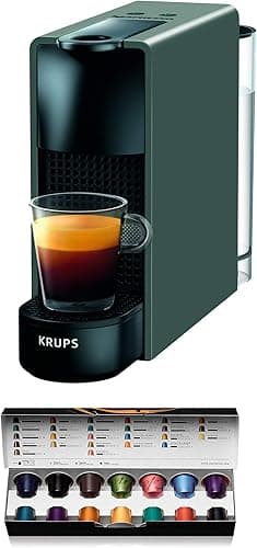 Nespresso Krups XN110BRD Mini ekspres do kawy Essenza | 0.6 L | 19 bar | tryb oszczędzania energii | szary | klasa energetyczna A