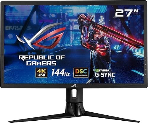 ASUS ROG Strix XG27UQR DSC Monitor gamingowy - 68.6 cm, 4K (3840 x 2160), 144 Hz, DSC, DisplayHDR 400, DCI-P3 90%, Adaptive Sync, czarny