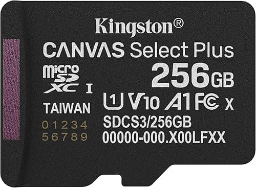 Kingston Canvas Select Plus karta pamięci microSD 256 GB micSDXC Gen3 150R A1 pojedyncze opakowanie bez ADP - SDCS3/256GBSP
